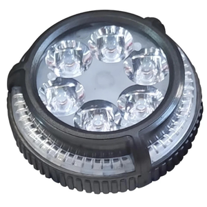 FARO REDONDO CON 6 HIPER LEDS MINI BLANCO Y OJO DE ANGEL