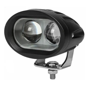 FARO OVALADO CON 2 HIPER LEDS Y LUPA / PAR, 20 WATTS.