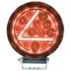 FARO REDONDO CON 12 LEDS C/ESTROBO V OJO DE ANGEL  ROJO