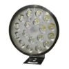 FARO REDONDO CON 18 LEDS FUNCION ALTA BAJA Y ESTROBO, CARCASA NEGRA