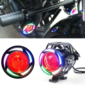 FARO T/MEDUSA REDONDO MOTO HI-LOW Y ESTROBO OJO DEMONIO RGB, 5 WATTS.