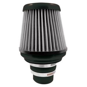 FILTRO DE AIRE CON COPLE Y ABRAZADERAS-NEGRO