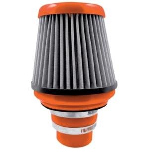 FILTRO DE AIRE CON COPLE Y ABRAZADERAS-NARANJA
