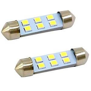FOCO INTERIOR TIPO FUSIBLE DE 6 LEDS CHICO (PAR) BLANCO.
