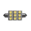 FOCO INTERIOR TIPO FUSIBLE GRANDE CON 9 HIPER LEDS BLANCO.