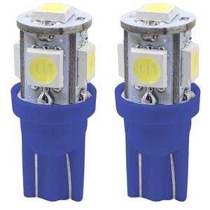 FOCO DE PELLIZCO CON 5 HIPER LEDS TIPO MAZORCA (PAR) AZUL