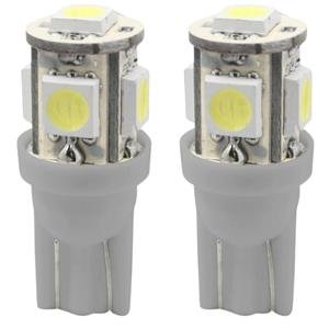 FOCO DE PELLIZCO CON 5 HIPER LEDS TIPO MAZORCA (PAR) BLANCO