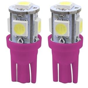 FOCO DE PELLIZCO CON 5 HIPER LEDS TIPO MAZORCA (PAR) ROSA