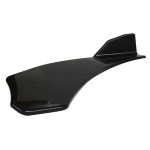 SPOILER TIPO SPLITTER DE PLASTICO , NEGRO BRILLANTE, PAR