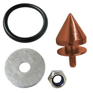 TORNILLO PARA FACIA CON TENSOR 1.2 X 2.5CM 4 PIEZAS NARANJA