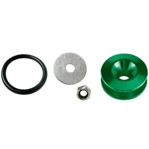 TORNILLO PARA FACIA CON TENSOR 1.2 X 2.5CM 4 PIEZAS VERDE.