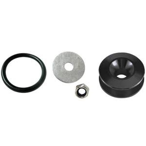 TORNILLO PARA FACIA CON TENSOR 1.2 X 2.5CM 4 PIEZAS NEGRO.