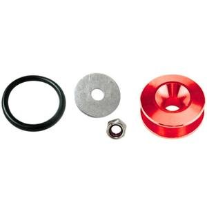 TORNILLO PARA FACIA CON TENSOR 1.2X2.5CM 4 PIEZAS ROJO