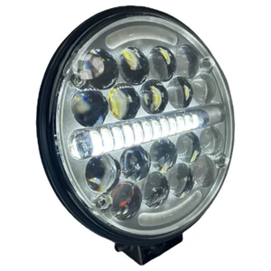 UNIDAD REDONDA DE 7" CON 30 LEDS CON LUPA BLANCO