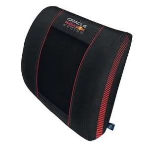 COJIN LUMBAR RED BULL MEMORY FOAM POWER BAR NEGRO CON ROJO