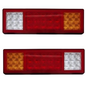 CALAVERA PARA NISSAN D21 CON 49 LEDS BLANCO/ROJO AMBAR Y OJO DE ANGEL TIPO GEL