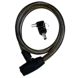 CANDADO UNIVERSAL (MOTO,REJA, CASA, ETC.) CON LLAVE DE CHAPA BANCARIA DE 1 M