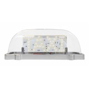 COPETE PARA TAXI TRANSPARENTE LUZ DE LEDS Y 2 VISTAS-BLANCA