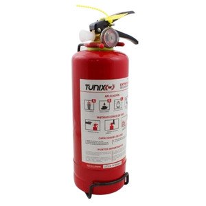EXTINGUIDOR ROJO 1 KILO C/BASE RECARGABLE