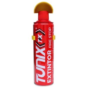 EXTINTOR DESECHABLE DE 400 ML FIRE STOP CON BASE