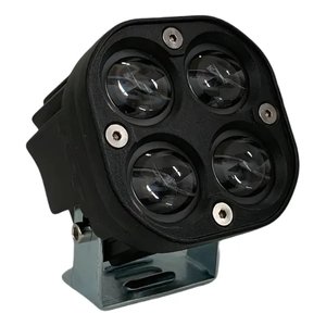 FA-LHC4LCY FARO CUADRADO CON 4 HIPER LEDS CON LUPA, BLANCO / AMARILLO