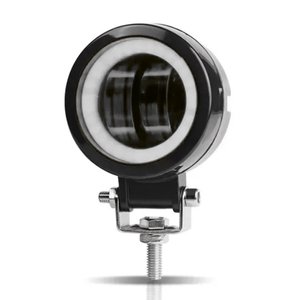 FA-LHRG4C FARO CON 4 LEDS BLANCO ESTROBO REDONDO CON OJO DE ANGEL BLANCO