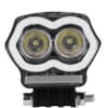 FARO PARA MOTO CON 2 LEDS LUZ BLANCA, ALTA, BAJA Y ESTROBO, CON ENTRADA USB Y OJO DE ÁNGEL TIPO GEL