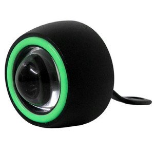 FARO MOTO HI-LOW Y ESTROBO CON OJO DE ANGEL VERDE LED 5W