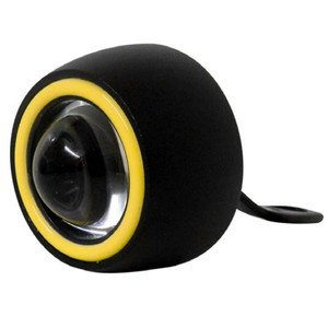 FARO MOTO HI-LOW Y ESTROBO CON OJO DE ANGEL AMARILLO LED 5W
