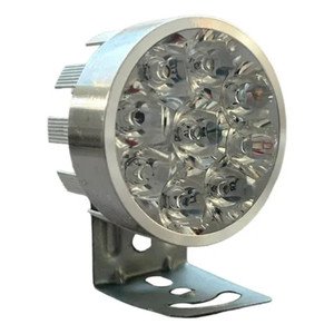 FARO PARA MOTOCICLETA CON 9 LED, FUNCIÓN ALTA BAJA Y ESTROBO