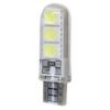 FOCO DE PELLIZCO CON 6 LEDS 5050, SILICON GEL, AZUL