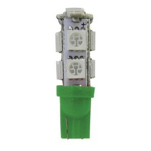 FOCO DE PELLIZCO CON 9 HIPER LEDS TIPO MAZORCA VERDE