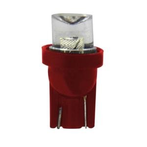 FOCO CON 1 LED DE PELLIZCO ROJO