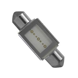 FOCO TIPO FUSIBLE MEDIANO DE 36 MM DE LED COB DE 2W BLANCO.