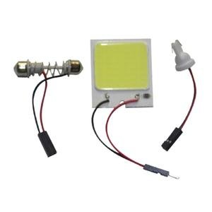 FOCO DE 48 LEDS COB 4X3.5 CM BLANCO CON ADAPTADORES.