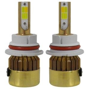 FOCOS DE 2 LEDS H11 BICOLOR AMARILLO/BLANCO.