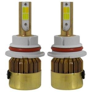 FOCOS DE 2 LEDS H4 BICOLOR ROJO/BLANCO.