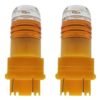 FOCOS 3157 DE 3 LEDS CON CUBIERTA ACRÍLICA Y FUNCIÓN DE FLASH AMARILLO.