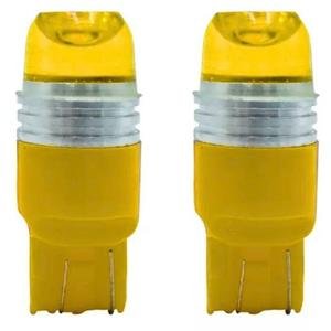 FOCOS 7440 DE 3 LEDS CON CAPUCHA Y FUNCIÓN DE FLASH AMARILLO.