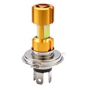 FOCO LED ALUMINIO P/ MOTOCICLETA PREMIUM IR0136 BA20D 10-85V 12W 1020LM