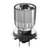 FOCO DE LED H4 PARA MOTO DE 9W CON CARCASA CROMADA.