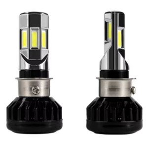 FOCO HID DE LED PARA MOTO DE 6 CARAS CON FUNCION ALTA BAJA Y ESTROBO