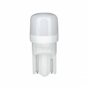 FOCO DE CERAMICA DE PELLIZCO CON CAPUCHA DE LED COB, COLOR BLANCO