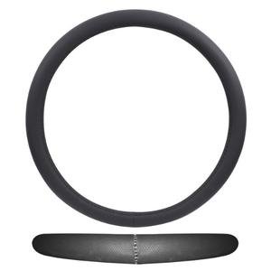 FUNDA PARA VOLANTE CHICA DE 36 CM CON PUNTOS NEGRA.