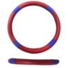 FUNDA PARA VOLANTE MEDIANA DE 38 CM DE COLOR AZUL CON ROJO.
