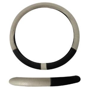 FUNDA PARA VOLANTE MEDIANA DE 38 CM DE COLOR GRIS.