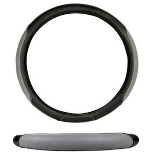 FUNDA PARA VOLANTE MEDIANA 38 CM NEGRA DOS SECCIONES LATERALES