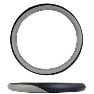 FUNDA PARA VOLANTE MEDIANO DE 38 CM  CARA FRONTAL DE COLOR GRIS
