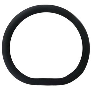 FUNDA PARA VOLANTE MEDIANA DE 38 CM CON PUNTOS NEGRO EN FORMA D