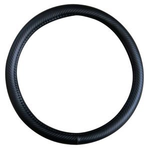 FUNDA PARA VOLANTE MEDIANA DE 38 CM TIPO FIBRA DE CARBON